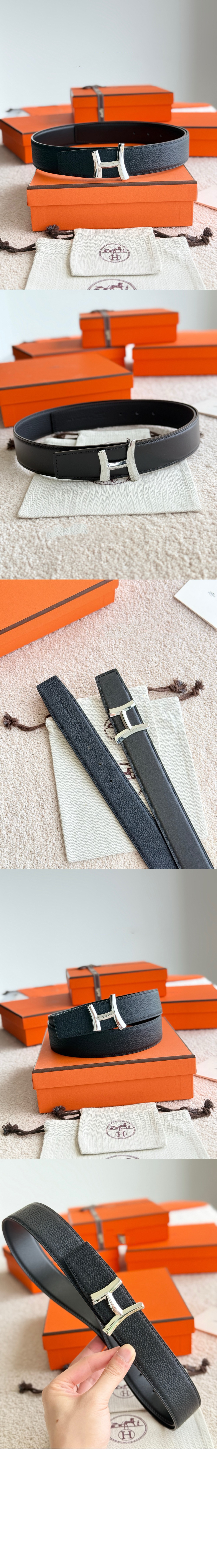 미러급레플리카사이트 | 명품레플리카 전문 쇼핑몰  | A퀄리티 - 버클 및 리버서블 가죽 스트랩 벨트 &gt; 에르메스