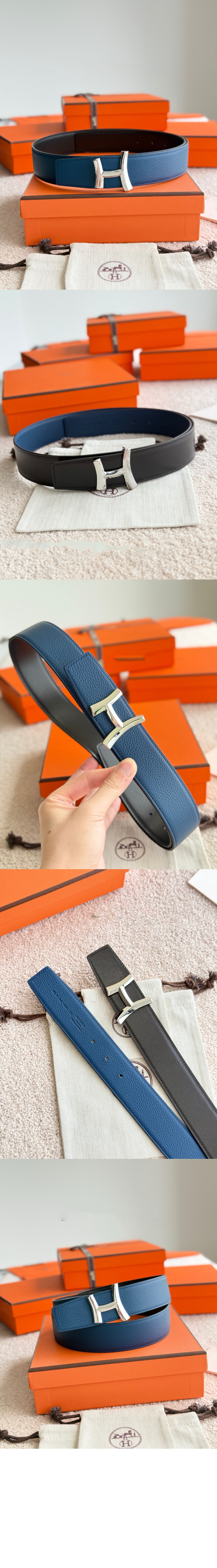 미러급레플리카사이트 | 명품레플리카 전문 쇼핑몰  | A퀄리티 - 버클 및 리버서블 가죽 스트랩 벨트 &gt; 에르메스