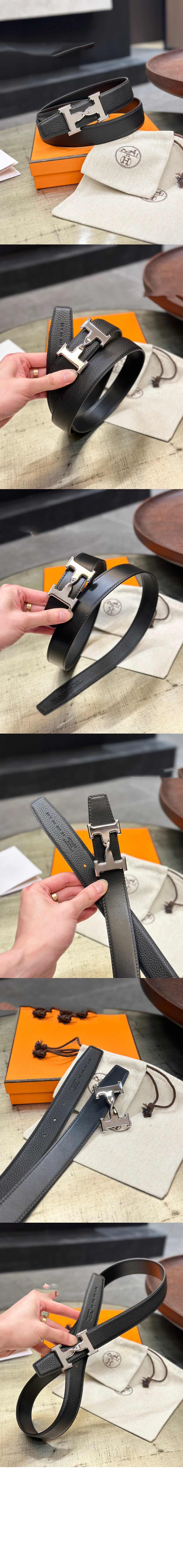 미러급레플리카사이트 | 명품레플리카 전문 쇼핑몰  | A퀄리티 - 에이치트위스트 버클 양면 가죽 벨트 &gt; 에르메스