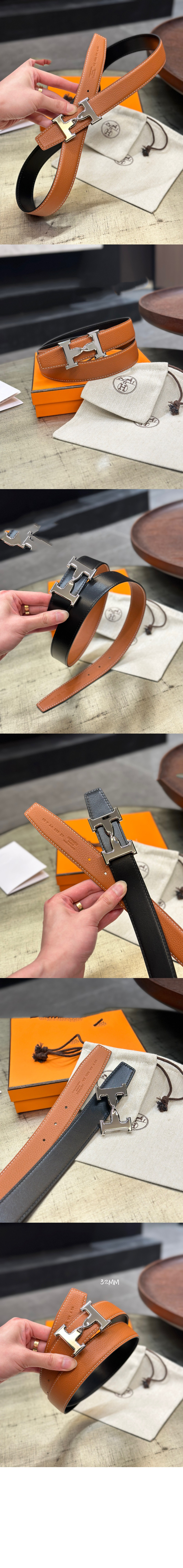 미러급레플리카사이트 | 명품레플리카 전문 쇼핑몰  | A퀄리티 - 에이치트위스트 버클 양면 가죽 벨트 &gt; 에르메스