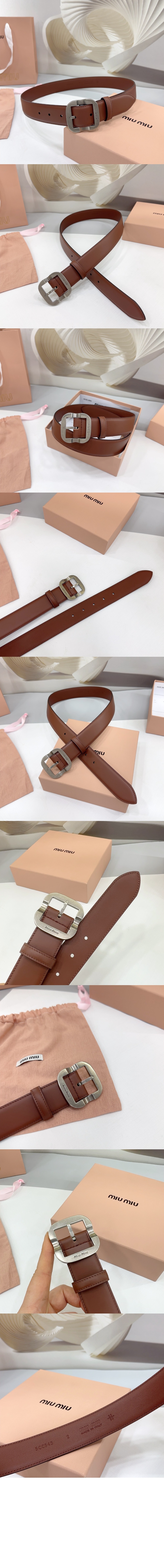 미러급레플리카사이트 | 명품레플리카 전문 쇼핑몰  | A퀄리티 - 가죽 벨트 5CC663 &gt; 미우미우