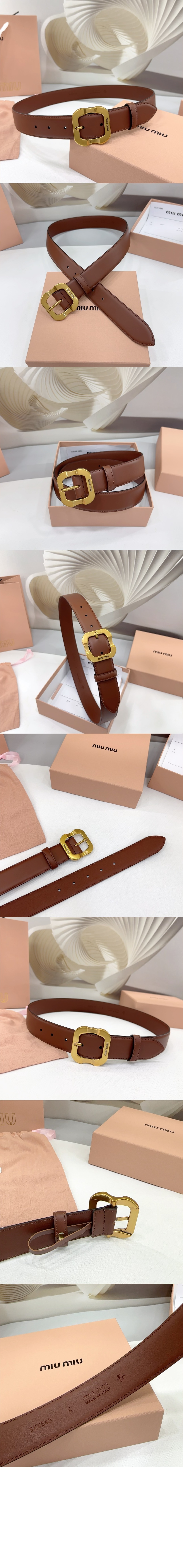 미러급레플리카사이트 | 명품레플리카 전문 쇼핑몰  | A퀄리티 - 가죽 벨트 5CC663 &gt; 미우미우