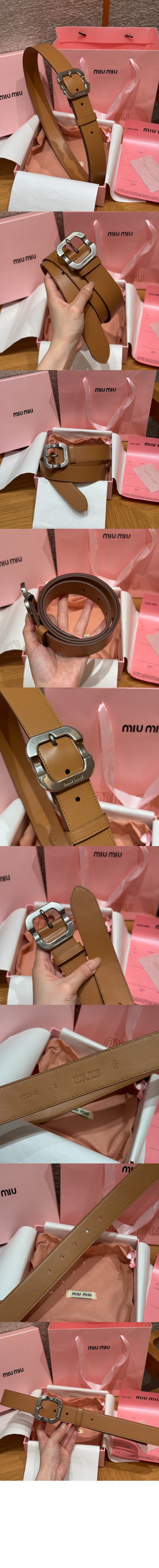 미러급레플리카사이트 | 명품레플리카 전문 쇼핑몰  | A퀄리티 - 가죽 벨트 5CC663 &gt; 미우미우
