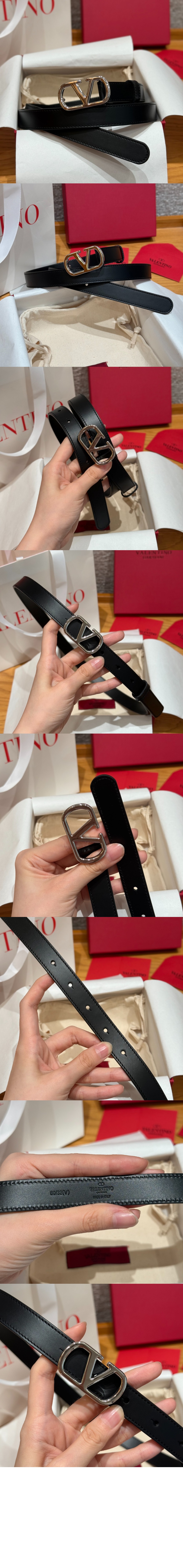 미러급레플리카사이트 | 명품레플리카 전문 쇼핑몰  | A퀄리티 - 반짝이는 송아지 가죽의 브이로고 시그니처 벨트 &gt; 발렌티노