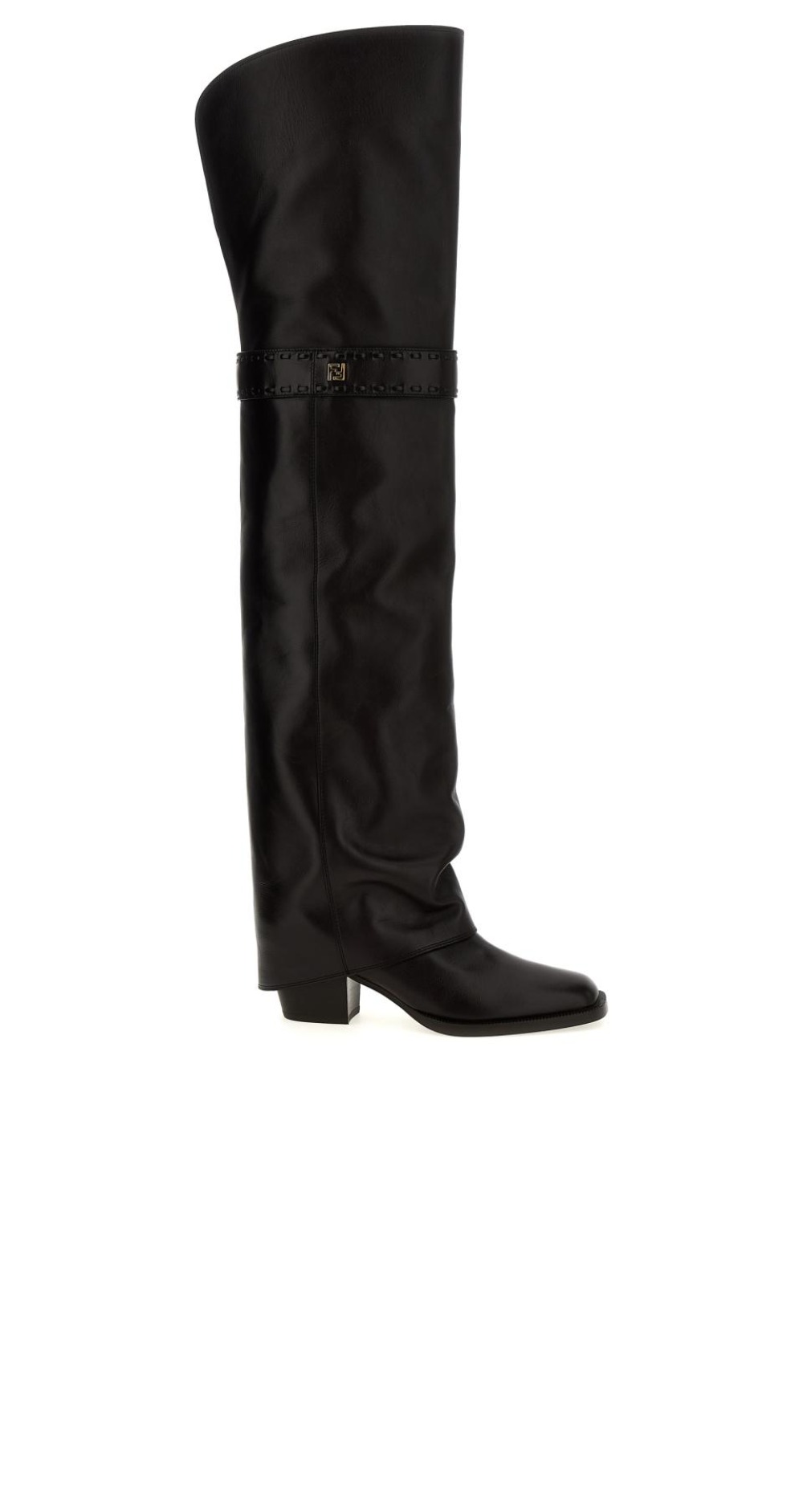 미러급레플리카사이트 | 명품레플리카 전문 쇼핑몰  | A퀄리티 - 로고 장식 레더 니하이 부츠 8W8565 &gt; 펜디