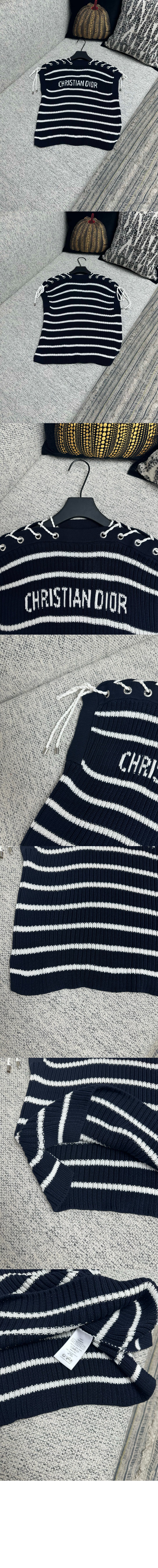 미러급레플리카사이트 | 명품레플리카 전문 쇼핑몰  | A퀄리티 - Dioriviera 레이스업 캡 슬리브 스웨터 &gt; 디올