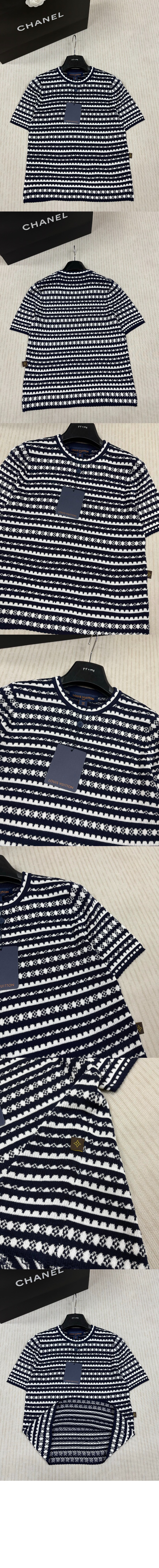 미러급레플리카사이트 | 명품레플리카 전문 쇼핑몰  | A퀄리티 - 스캘럽 스트라이프 니트 톱 &gt; 루이비통