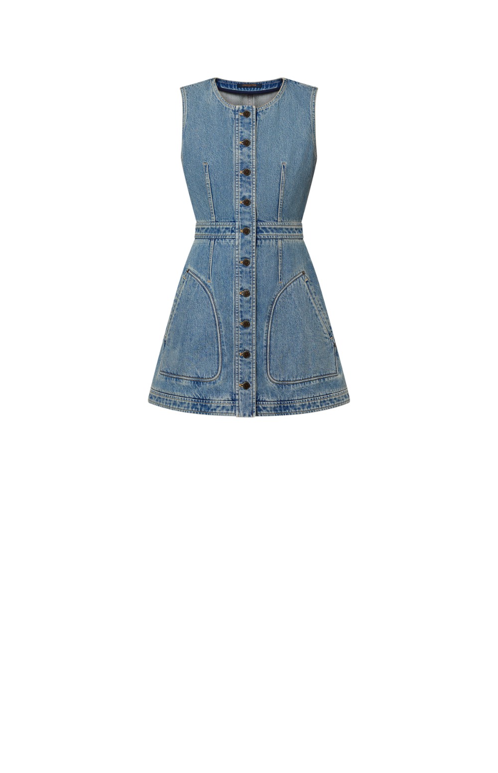 미러급레플리카사이트 | 명품레플리카 전문 쇼핑몰  | A퀄리티 - 버튼 프론트 데님 드레스 &gt; 루이비통