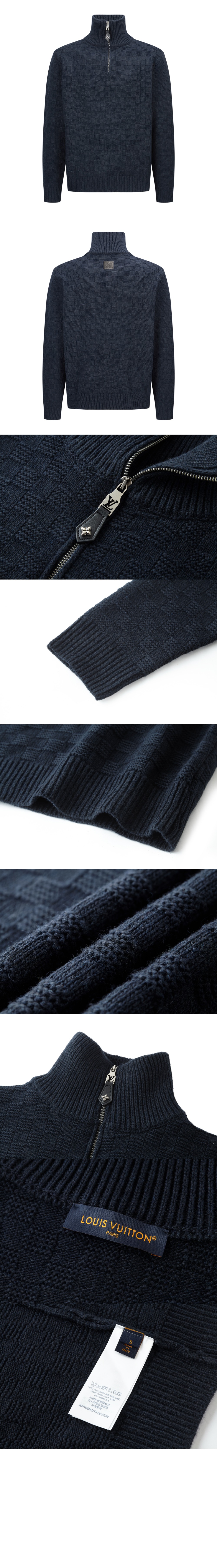 미러급레플리카사이트 | 명품레플리카 전문 쇼핑몰  | A퀄리티 - 캐시미어 울 블렌드 하프 집 풀오버 &gt; 루이비통
