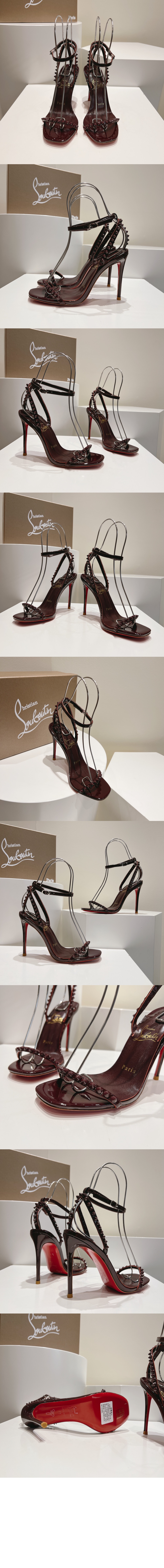 미러급레플리카사이트 | 명품레플리카 전문 쇼핑몰  | A퀄리티 - 일자 스터드 힐 샌들 3220013 &gt; 루부탱