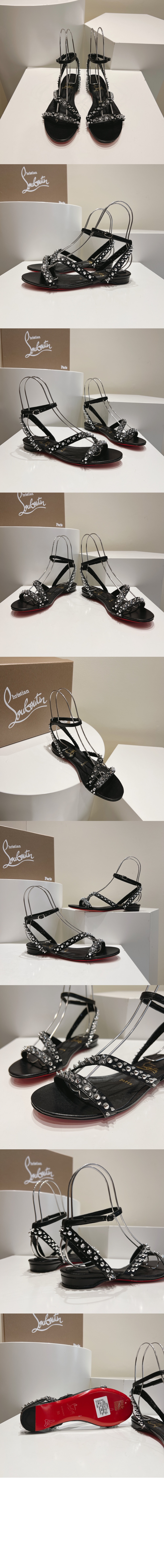 미러급레플리카사이트 | 명품레플리카 전문 쇼핑몰  | A퀄리티 - 스터드 플랫 샌들 3220806 > 루부탱