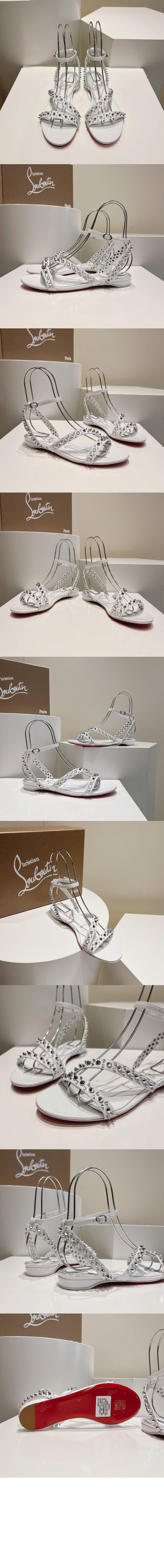 미러급레플리카사이트 | 명품레플리카 전문 쇼핑몰  | A퀄리티 - 스터드 플랫 샌들 3220806 > 루부탱