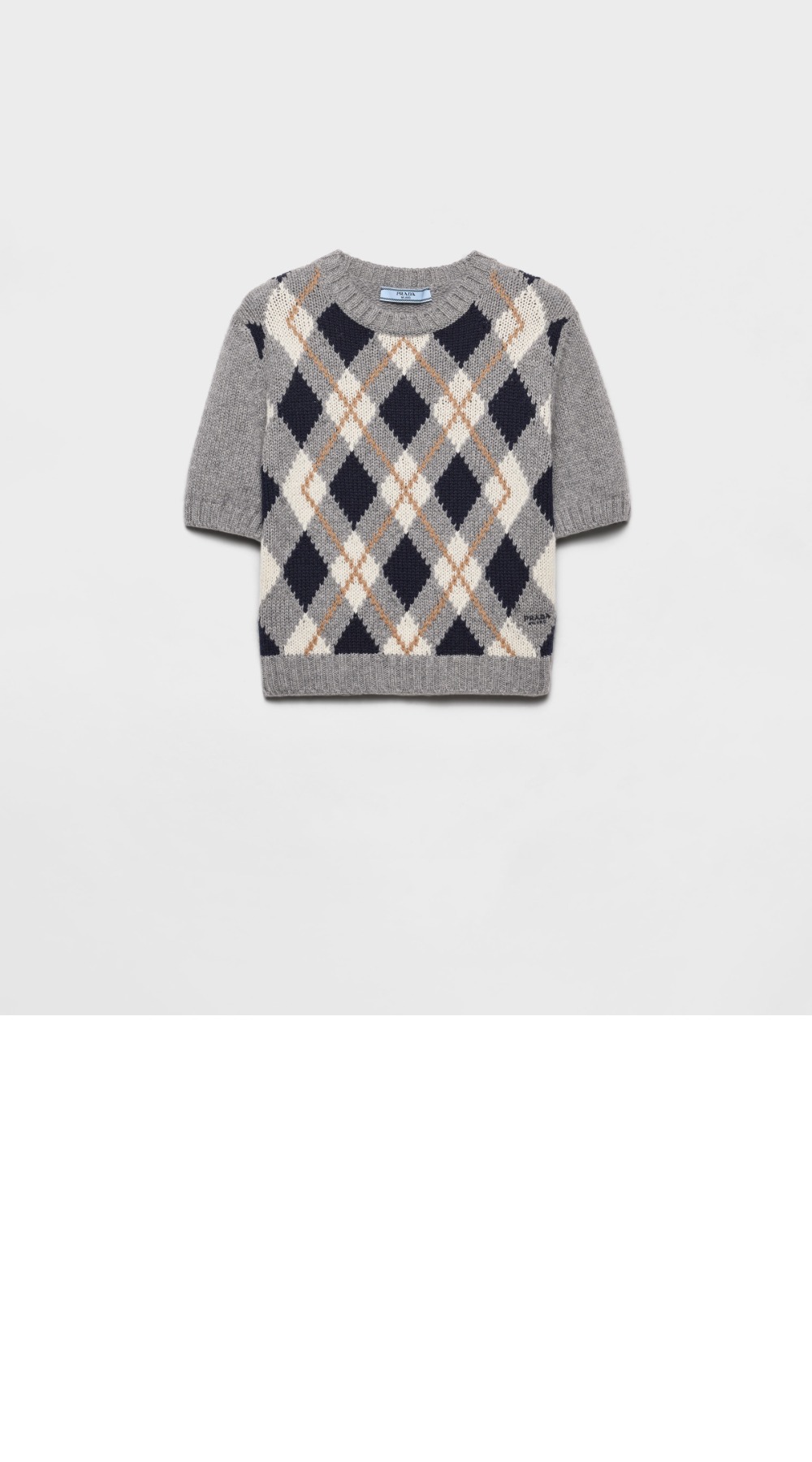 미러급레플리카사이트 | 명품레플리카 전문 쇼핑몰  | A퀄리티 - 쇼트 슬리브 아가일 니트 캐시미어 스웨터 &gt; 프라다