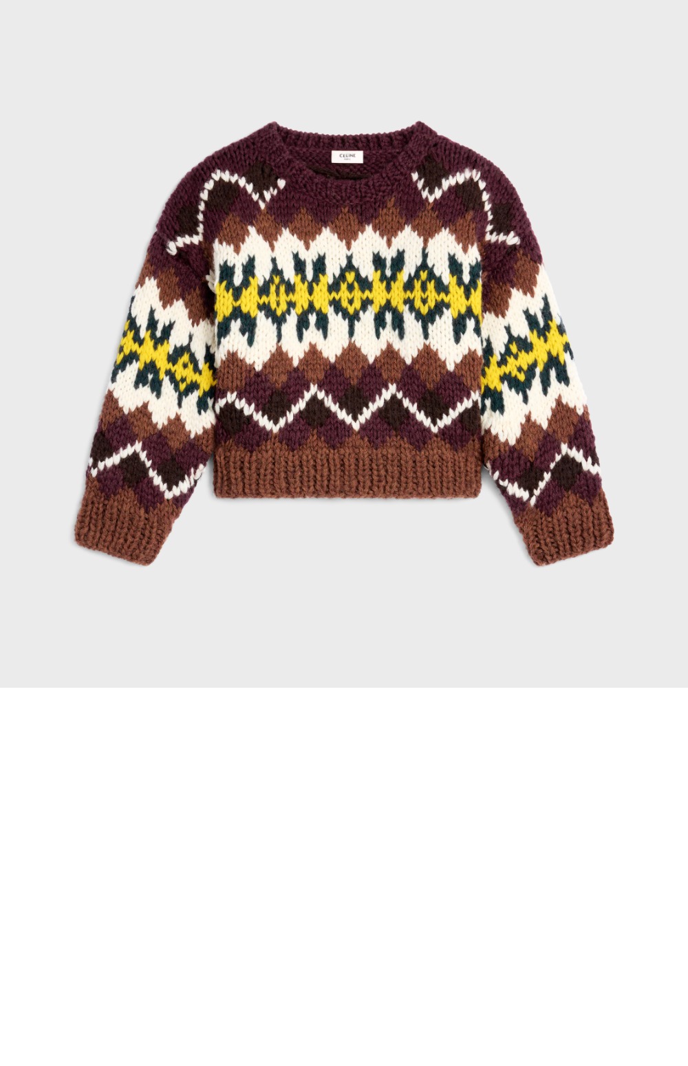 미러급레플리카사이트 | 명품레플리카 전문 쇼핑몰  | A퀄리티 - 크루넥 스웨터 페어 아일 울 &gt; 셀린느