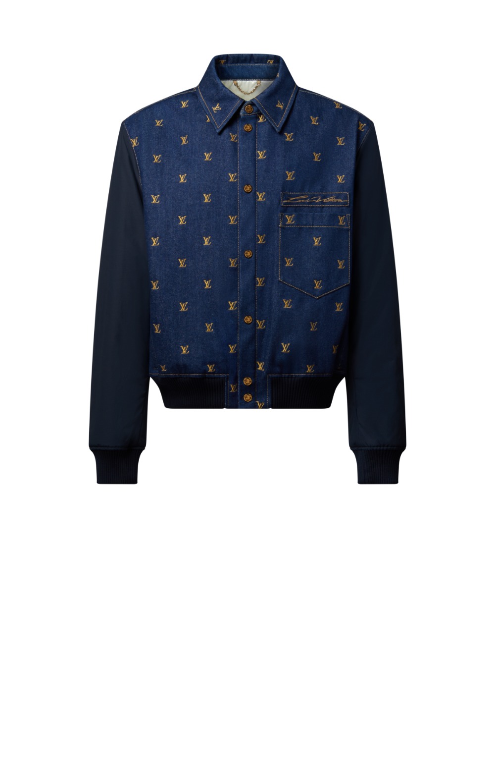 미러급레플리카사이트 | 명품레플리카 전문 쇼핑몰  | A퀄리티 - 업사이클 데님 바시티 재킷 &gt; 루이비통