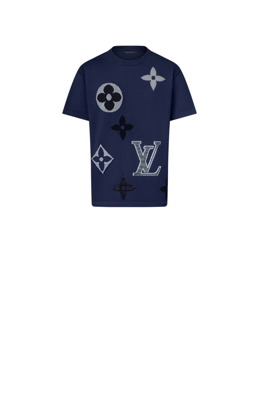 미러급레플리카사이트 | 명품레플리카 전문 쇼핑몰  | A퀄리티 - 모노그램 쇼트 슬리브드 니티드 크루넥 > 루이비통