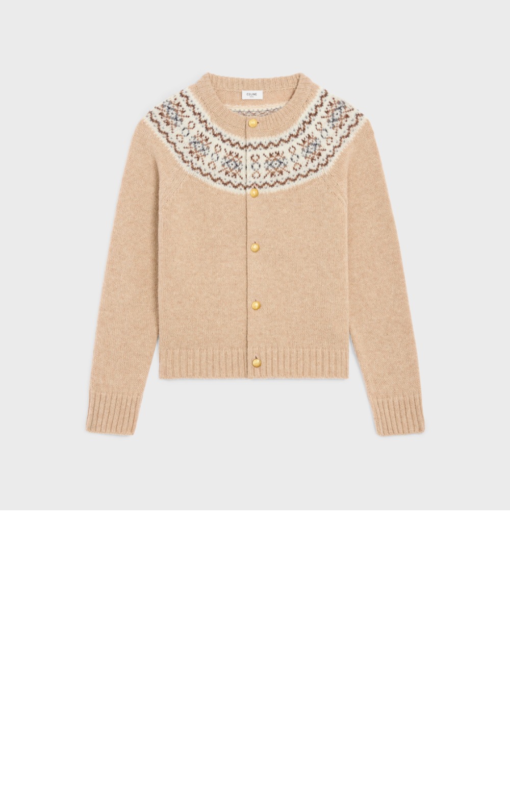 미러급레플리카사이트 | 명품레플리카 전문 쇼핑몰  | A퀄리티 - 가디건 트리옹프 페어 아일 울 &gt; 셀린느