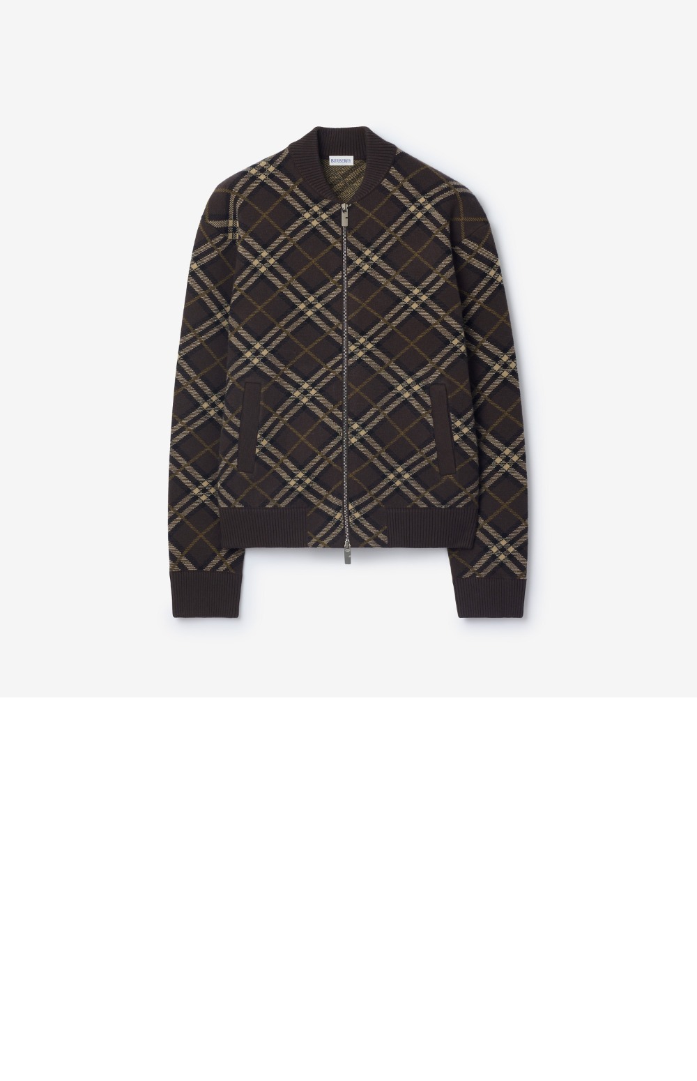 미러급레플리카사이트 | 명품레플리카 전문 쇼핑몰  | A퀄리티 - 체크 울 캐시미어 보머 재킷 > 버버리