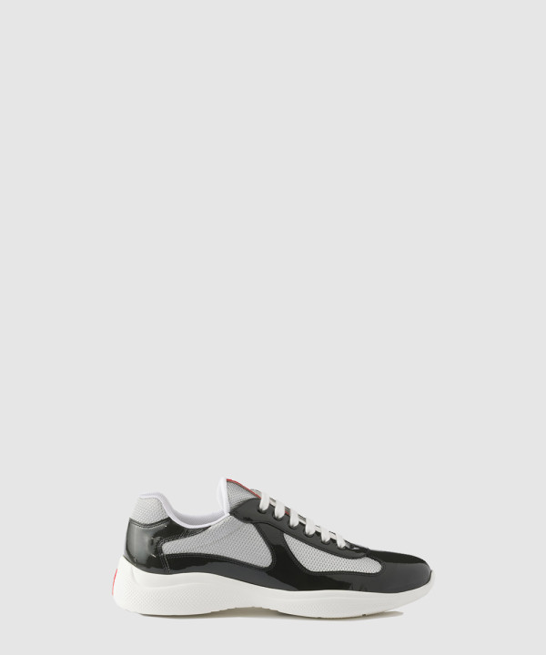 아메리카 컵 페이턴트 가죽 및 기능성 소재 스니커즈 4E3400