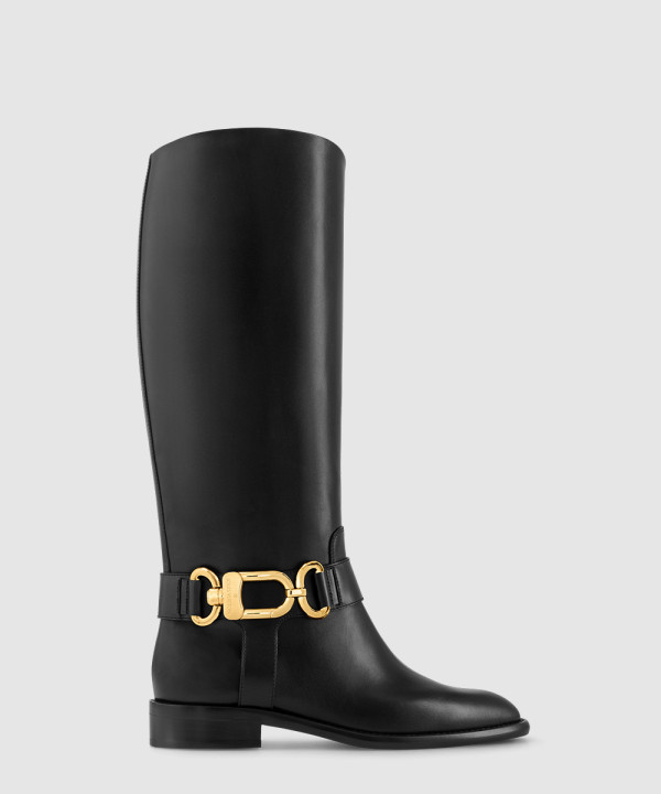 웨스트사이드 플랫 하이 부츠 1ACAYL