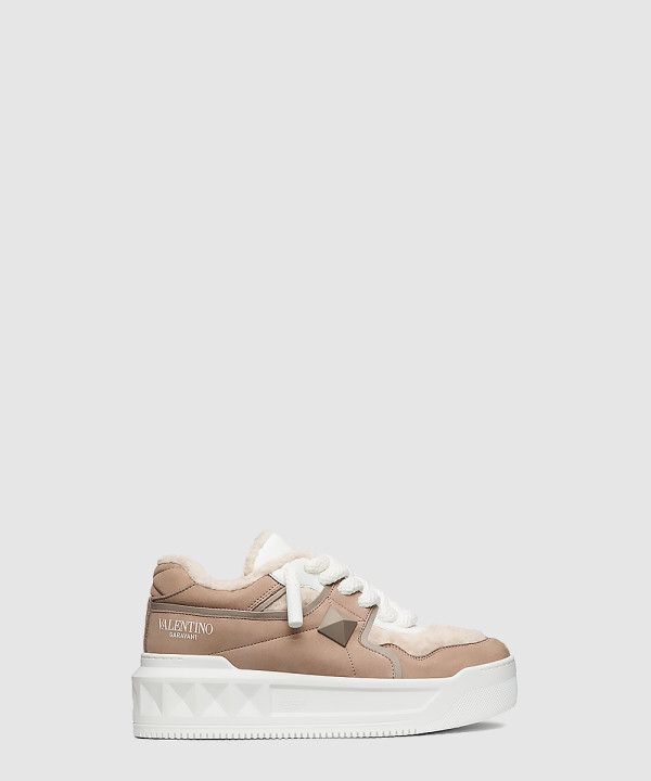 원 스터드 XL 누벅 울 스니커즈