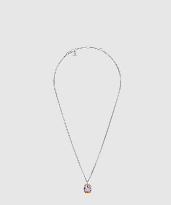 아이스드 트리옹프 펜던트 목걸이 461OM6