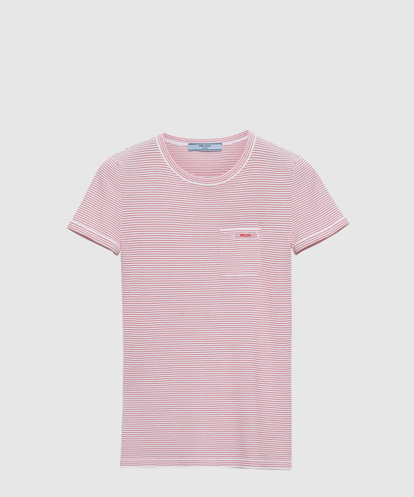 스트라이프 크루넥 스웨터