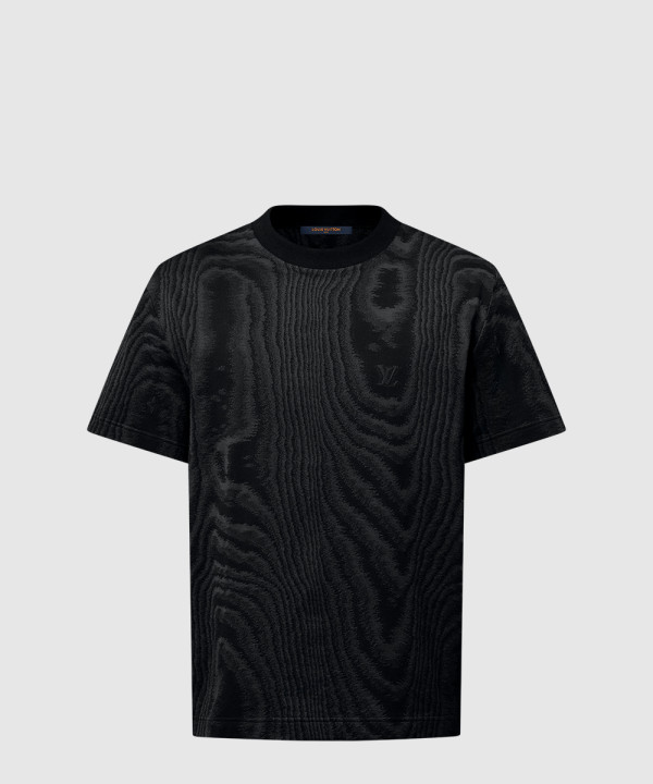 저지 자카드 티셔츠