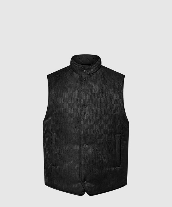 모노그램 리버서블 패디드 질레