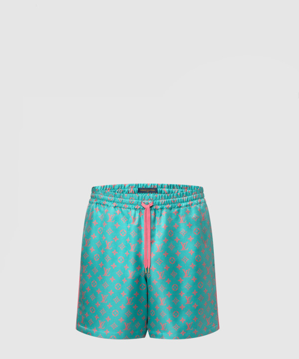 모노그램 실크 쇼츠