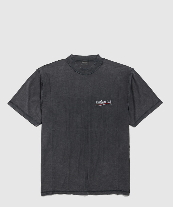 폴리티컬 캠페인 인사이드 아웃 라지 핏 티셔츠