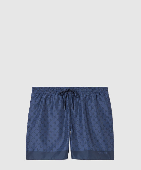 프린트 테크니컬 팝린 수영 반바지