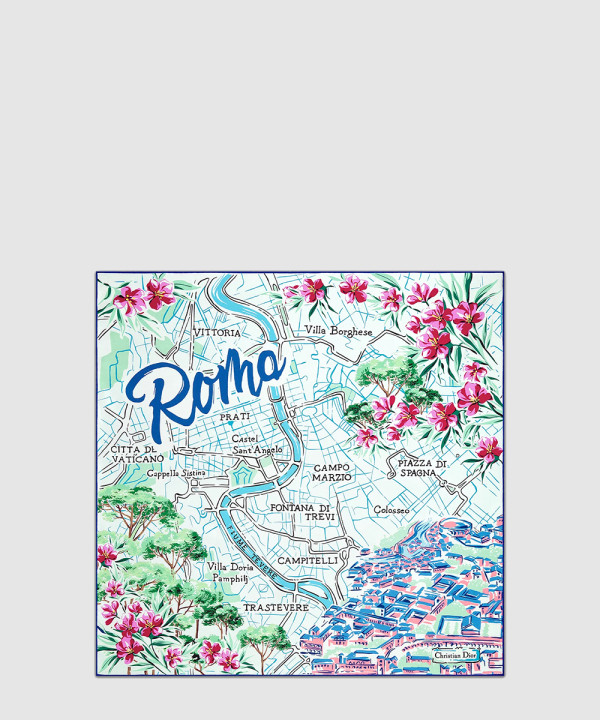 Souvenir 90 스퀘어 스카프 54RIV