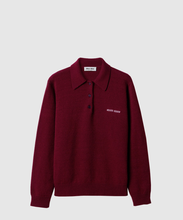 캐시미어 폴로 스웨터