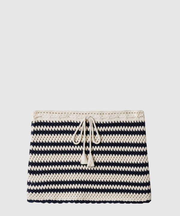 코튼 미니스커트