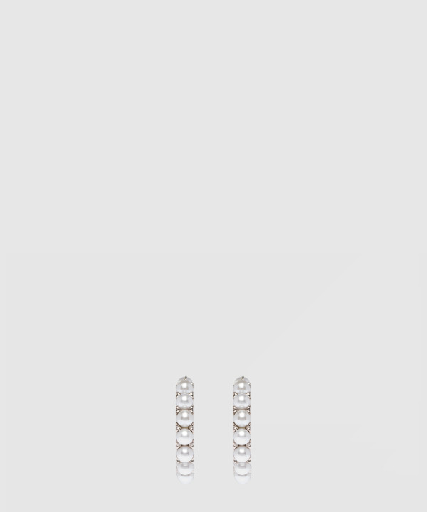 모조 진주 장식 귀걸이 5JO665