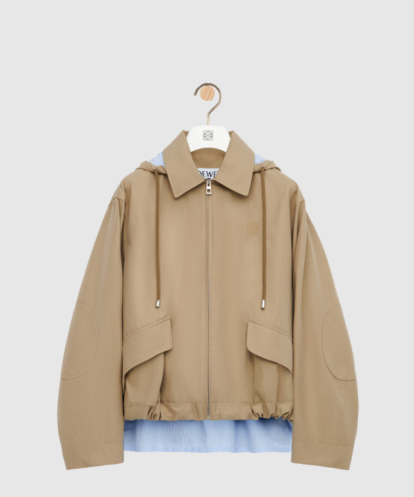 후드 파카 코튼