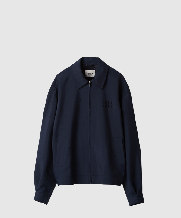 모헤어 블루종 재킷