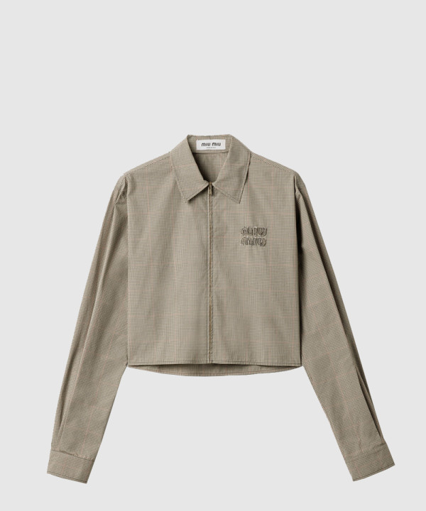 기능성 체크 셔츠